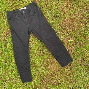 Black Levi Straight Leg Jeans